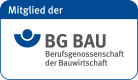 Signet Mitgliedsbetrieb der BG BAU